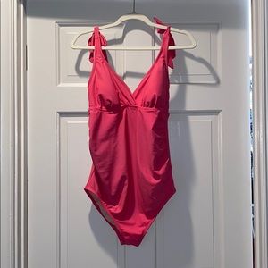 Isabel Maternity pink swimsuit
